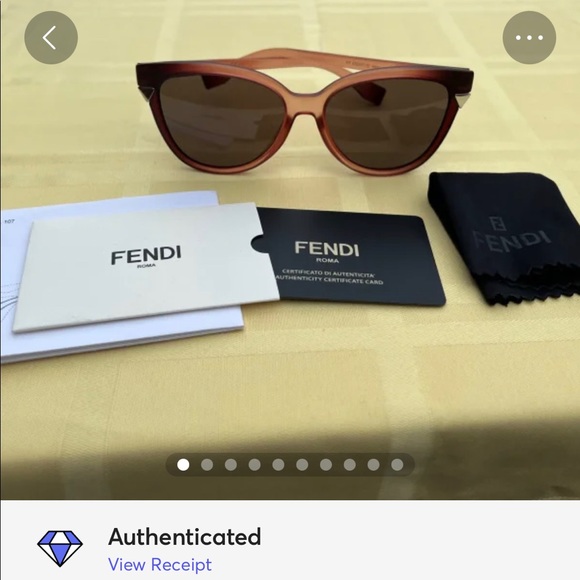 SOLD❌❌❌Fendi Optyl Cat Eye Sunglasses SOLD ❌❌❌ - Picture 10 of 10